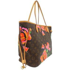 Louis Vuitton limited Stephen Neverfull Sprouse Pink edition Roses tote